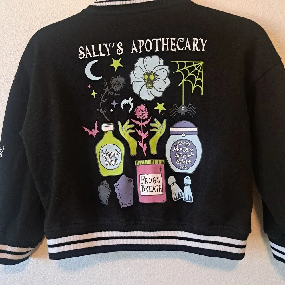 Disney Nightmare Before Christmas Sally Apothecary Bomber Jacket Kids Medium 8